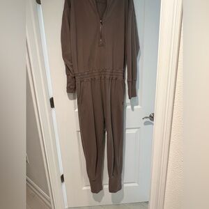 FP Movement by Free People Taupe Jumpsuit